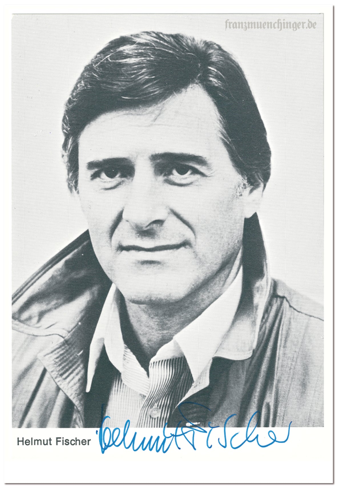 Autogrammkarte | Helmut Fischer